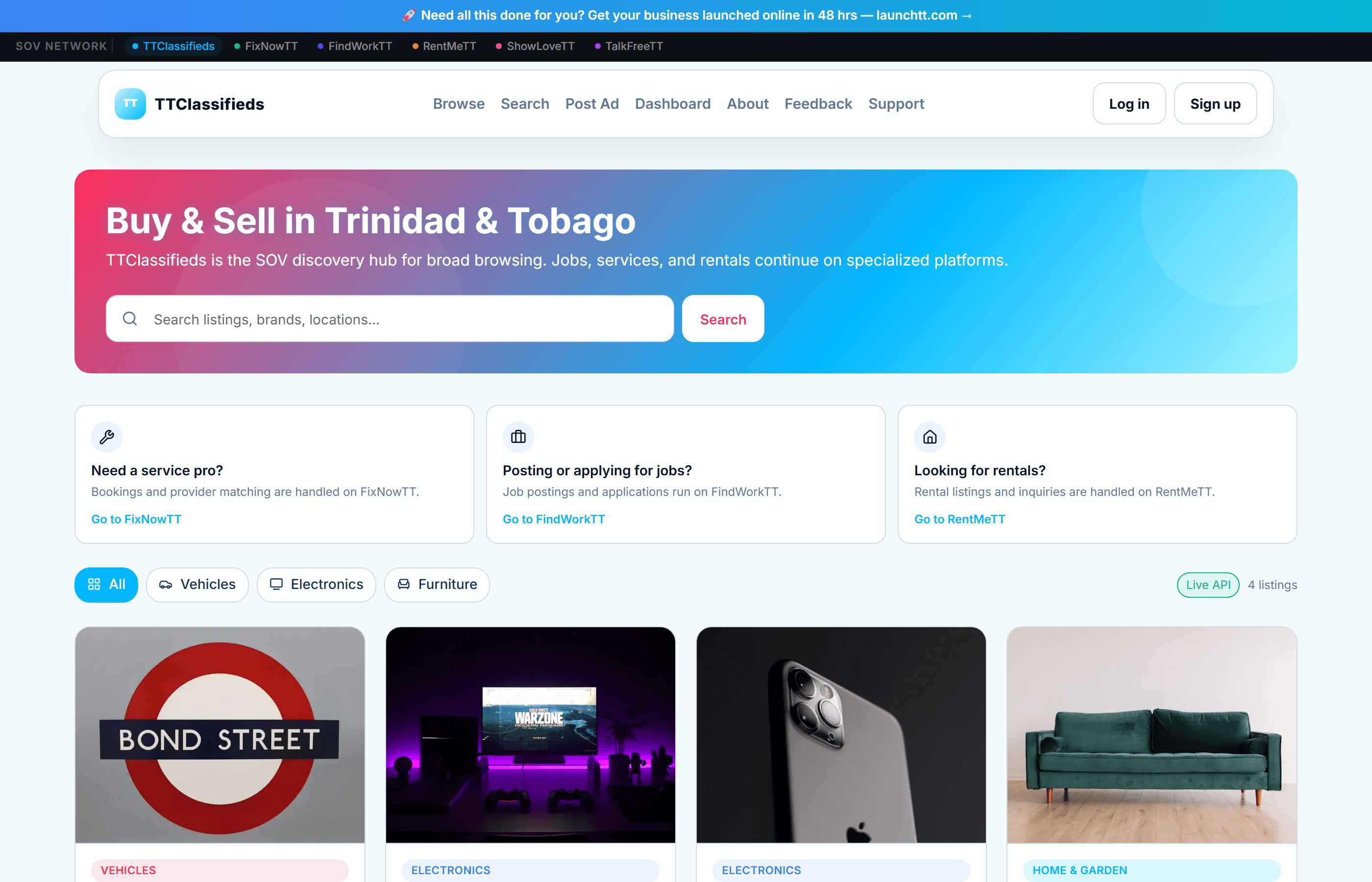 TTClassifieds screenshot